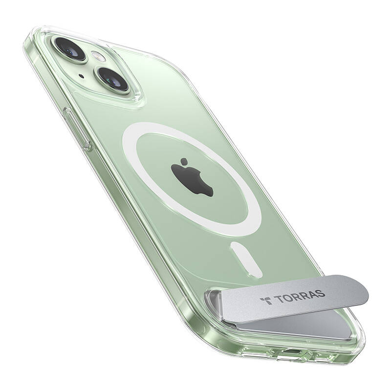 Torras UPRO Pstand iPhone 15 Tok - Átlátszó (UPRO TRANSPARENT 15)